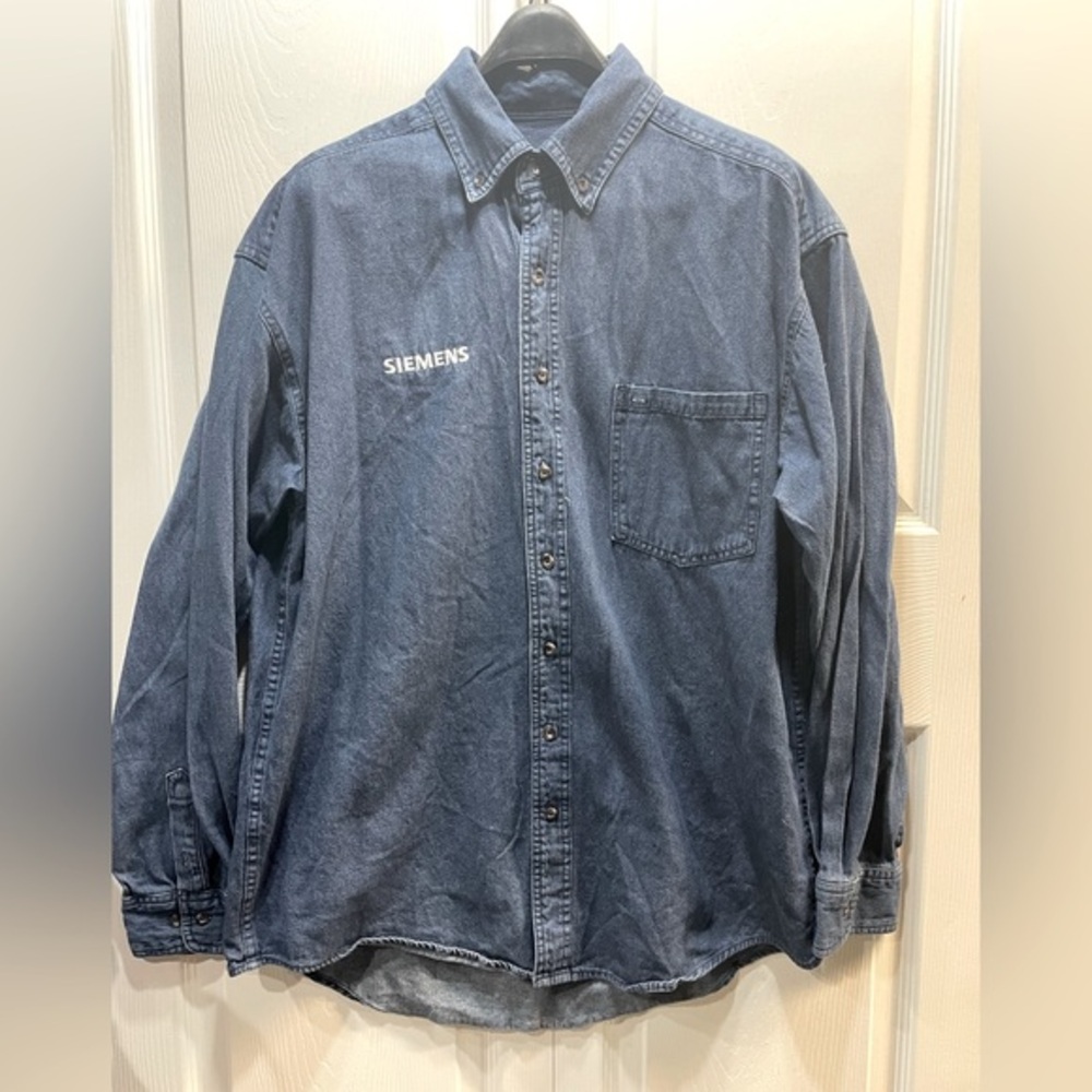 Landmark Denim Button Up Longsleeve